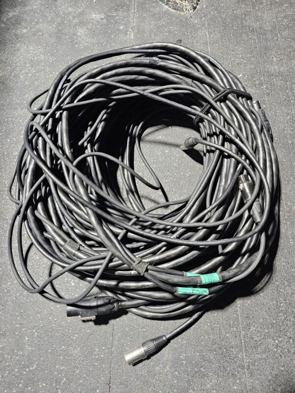 100ft. (Pro Cat5 Ethercon, 3 Pin DMX, 12AWG True1)