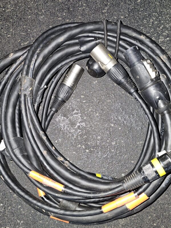 10ft. (Pro Cat5 Ethercon, 3 Pin DMX, 12AWG True1)
