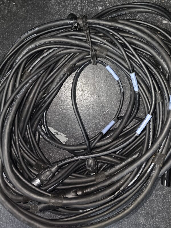 50ft. (Pro Cat5 Ethercon, 3 Pin DMX, 12AWG True1)