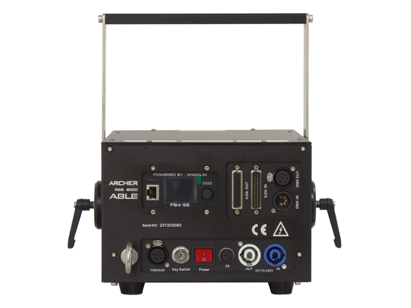 ABLE LASERS ARCHER RGB 6000 FB4 back