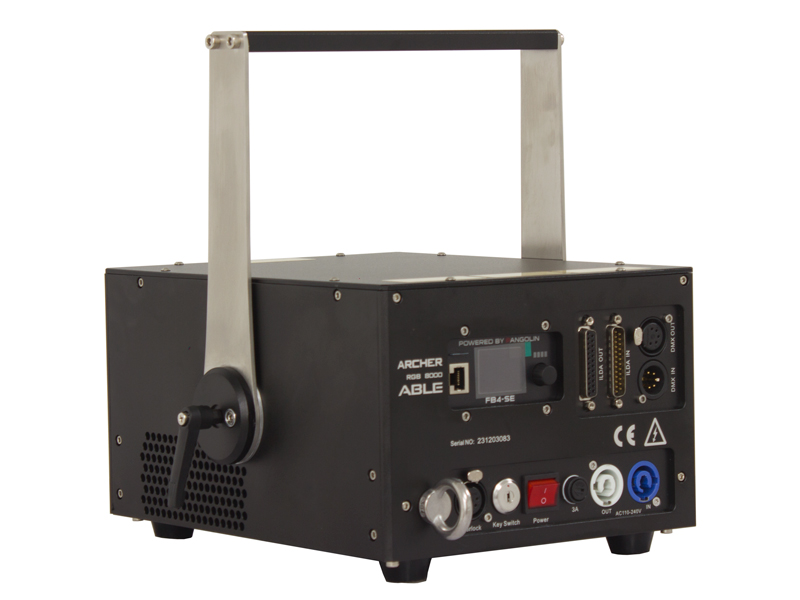 ABLE LASERS ARCHER RGB 6000 FB4 side back