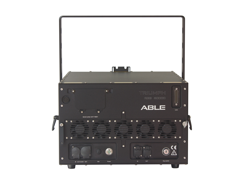 ABLE LASERS IP65 Triumph RGB 60000 FB4 back